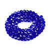 Transparent Glass Beads Strands EGLA-A035-T4mm-D06-2