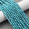 Natural Magnesite Beads Strands G-K244-02-4mm-01-5