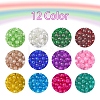 900Pcs 12 Colors Spray Painted Crackle Glass Beads Strands CCG-YW0001-10-2