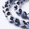 Tibetan Style dZi Beads G-G752-06-6mm-3