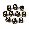 Opaque Acrylic Beads SACR-T035-20N-1