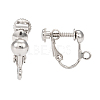 Brass Screw Clip Earring Converter EC143-NF-2