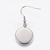 304 Stainless Steel Dangle Earrings EJEW-WH0001-A01-2