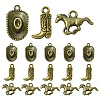 30Pcs 3 Styles Tibetan Style Alloy Pendants FIND-YW0010-51AB-1