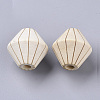 Unfinished Natural Wood European Beads X-WOOD-T025-002-LF-2