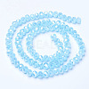 Electroplate Glass Beads Strands EGLA-A034-J10mm-B05-2