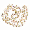 Transparent Glass Beads Strands X-GLAA-T006-14D-2