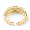 Brass Enamel Cuff Rings RJEW-H546-02-3