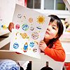 Plastic Reusable Drawing Painting Stencils Templates DIY-WH0202-353-5