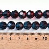 Baking Paint Transparent Glass Beads X1-DGLA-A035-T10mm-A10-5