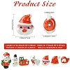14Pcs 7 Styles Christmas Handmade Porcelain Beads PORC-CJ0001-36-2