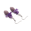 Natural Lava Rock Dangle Earrings EJEW-E260-A03-2