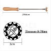 Stamping Embossing Soldering Iron with Stamp AJEW-WH0113-15-16-2