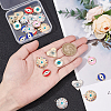 32Pcs 8 Style Rack Plating Alloy Enamel Pendants FIND-FH0005-06-3