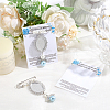 2Pcs Angel Polyester & Plastic Alloy Brooch Findings FIND-ME0003-90-4