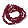 Imitate Austrian Crystal Frosted Glass Beads Strands EGLA-A039-T3mm-MD27-3