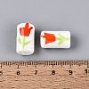 Handmade Porcelain Ceramic Beads PORC-Q005-04C-3