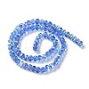 Transparent Electroplate Glass Beads Strands GLAA-Q099-C01-11-2