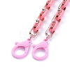 Personalized Acrylic & CCB Plastic Cable Chain Necklaces X-NJEW-JN02824-3