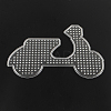 Motorcycle ABC Plastic Pegboards used for 5x5mm DIY Fuse Beads X-DIY-Q009-46-1