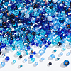  1025Pcs 15 Style Electroplate Transparent Glass Beads Sets EGLA-NB0001-27-1