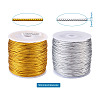 Jewelry Braided Thread Metallic Cords MCOR-KS0001-001-10