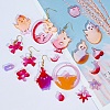 Kitten Earrings Pendants DIY Silicone Mold DIY-Q033-08A-1