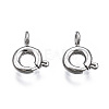 Tarnish Resistant 304 Stainless Steel Spring Ring Clasps X-STAS-S117-016A-2