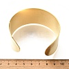 304 Stainless Steel Open Cuff Bangles for Women LS-BJEW-Z083-02G-02-5