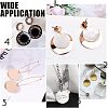 24Pcs 4 Style Stainless Steel Pendants STAS-UN0037-17-6