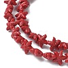 Synthetic Coral Dyed Carved Beads Strands CORA-K009-06A-03-3