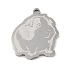 Non-Tarnish 201 Stainless Steel Pendants STAS-C095-13P-1