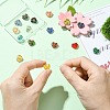 16Pcs 15 Colors Handmade Lampwork Beads LAMP-CJ0002-47-5