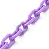 Handmade Opaque Acrylic Cable Chains AJEW-JB00664-03-2