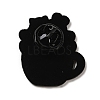 Valentine's Day Theme Black Zinc Alloy Brooches JEWB-M030-03A-EB-3
