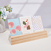 Wood Brooch Storage Holder ODIS-WH0038-129-5