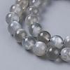 Natural Grey Moonstone Beads Strands G-F632-29-01-2