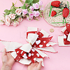 Polyester Big Bowknot FIND-WH0126-414G-3
