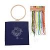 DIY Bouquet Pattern Embroidery Kit DIY-O021-14B-2
