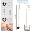 2 Sets Alloy Enamel Cup Pendant Decorations HJEW-SC0001-56T-2