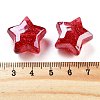 UV Plating Acrylic European Large Hole Beads OACR-S142-02-4