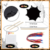 Halloween Rainbow Scratch Paper Art Pendant Decoration Kits DIY-WH20013-22-2