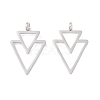 Non-Tarnish 304 Stainless Steel Pendants STAS-P308-01P-1