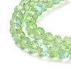 Electroplate Glass Beads Strands X1-EGLA-A034-T4mm-L17-3