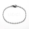 316 Surgical Stainless Steel Box Chain Bracelets X-BJEW-JB01865-1