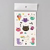 Removable Kitten Fake Temporary Tattoos AJEW-WH0061-B09-1