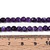 Dyed Natural White Jade Beads Strands G-T139-4mm-60-12-5