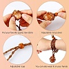 Braided Wax Rope Cord Macrame Pouch Necklace Making NJEW-J007-05-3