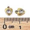 Ion Plating(IP) 304 Stainless Steel Charm STAS-Q254-34G-3