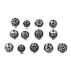 Engraved 304 Stainless Steel Beads STAS-H263-17AS-1